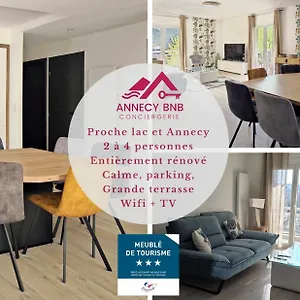 L'harmonie, 2 Proche Du Lac, Calme Et Lumineux Appartement Annecy